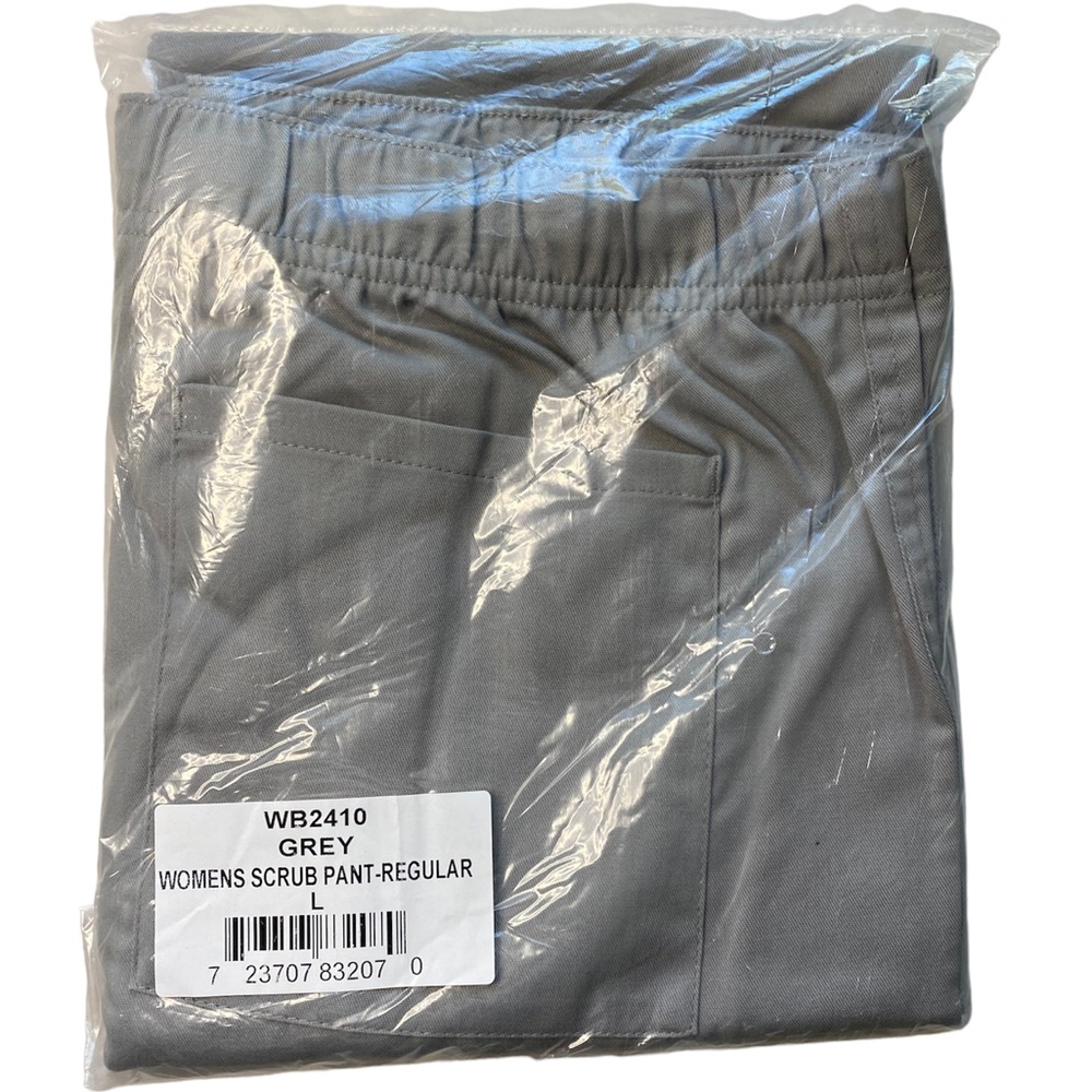 Walgreens women’s scrub pants regular large grey WB2410